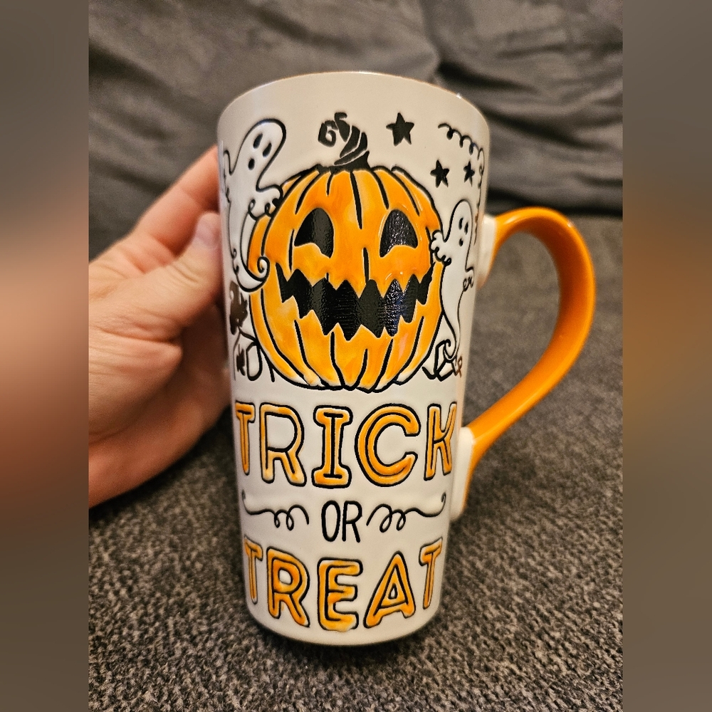 Tall Halloween Coffee Mug